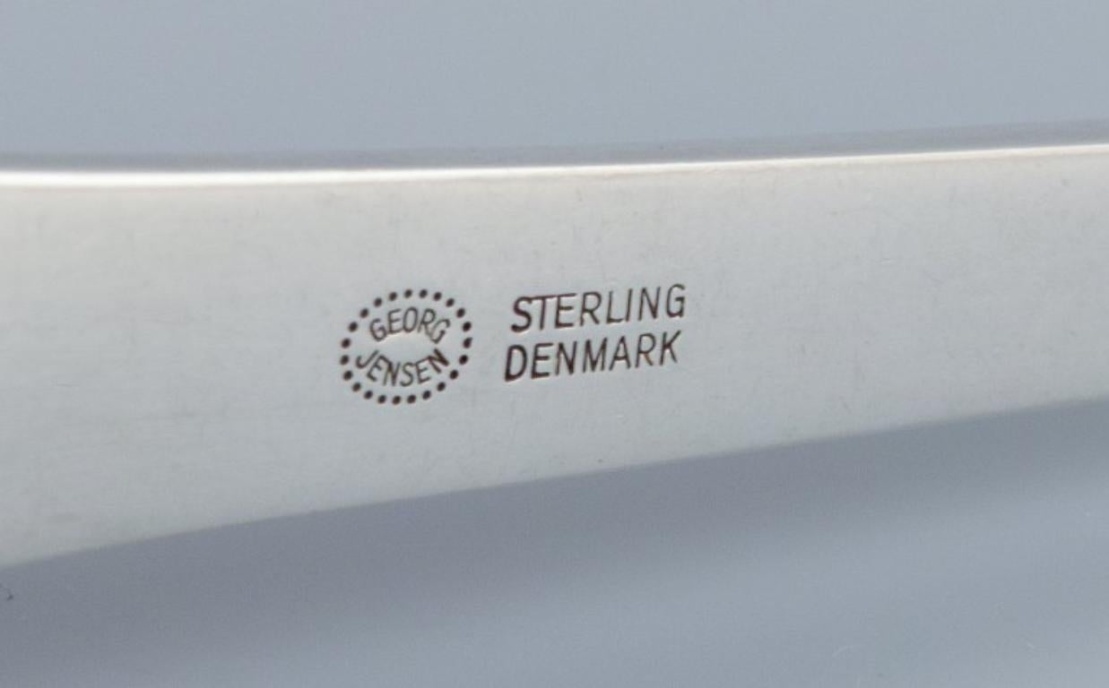 Danish Georg Jensen, Caravel, set of four teaspoons in sterling silver. For Sale