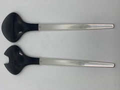 Georg Jensen Caravel Sterling Silver Salad Set with Melamine, 1957