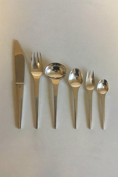 Georg Jensen Caravel Sterling Silver Vintage Set 72 for 12 Persons