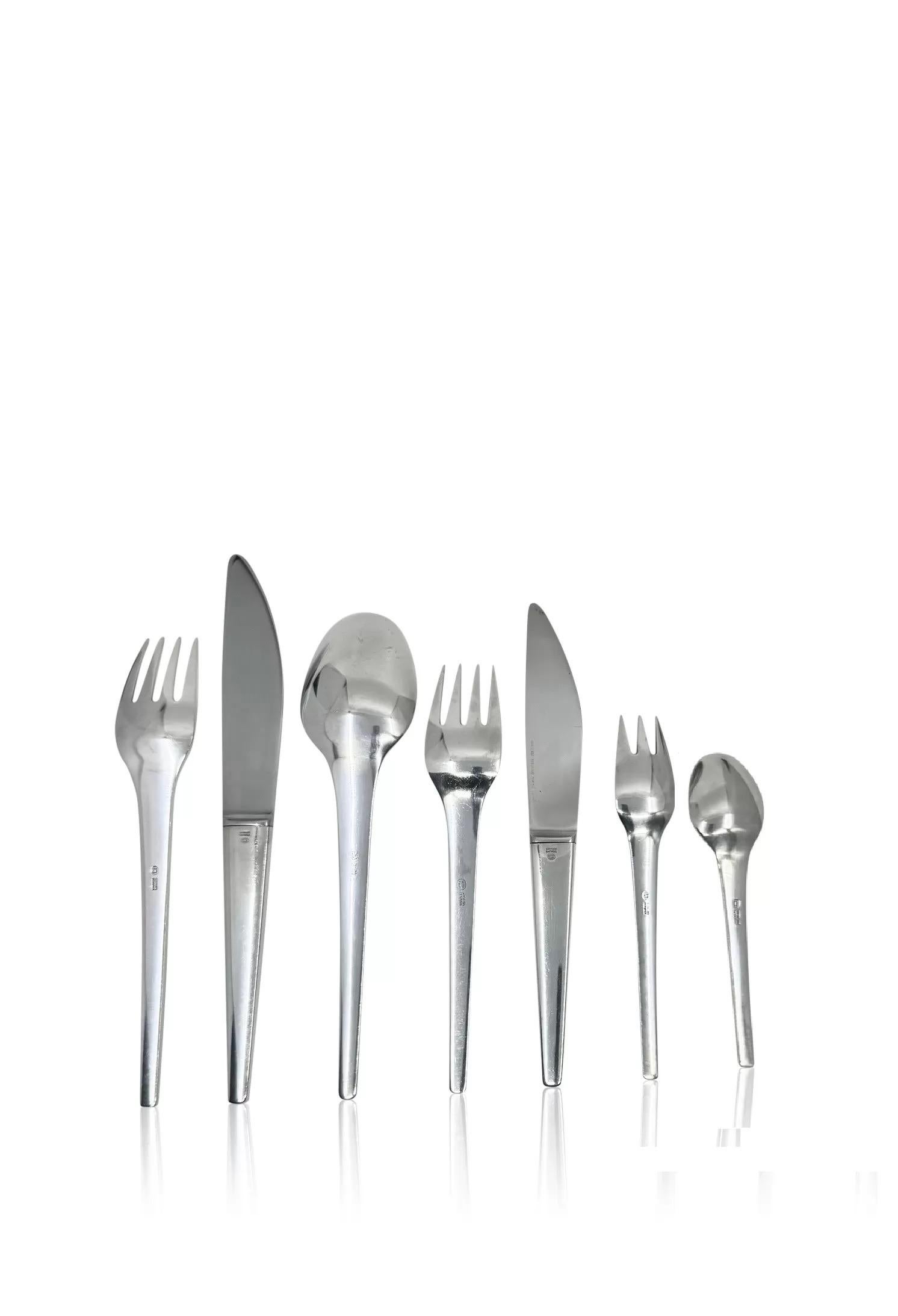 Moderno Georg Jensen Caravel - Set di posate in argento sterling in vendita