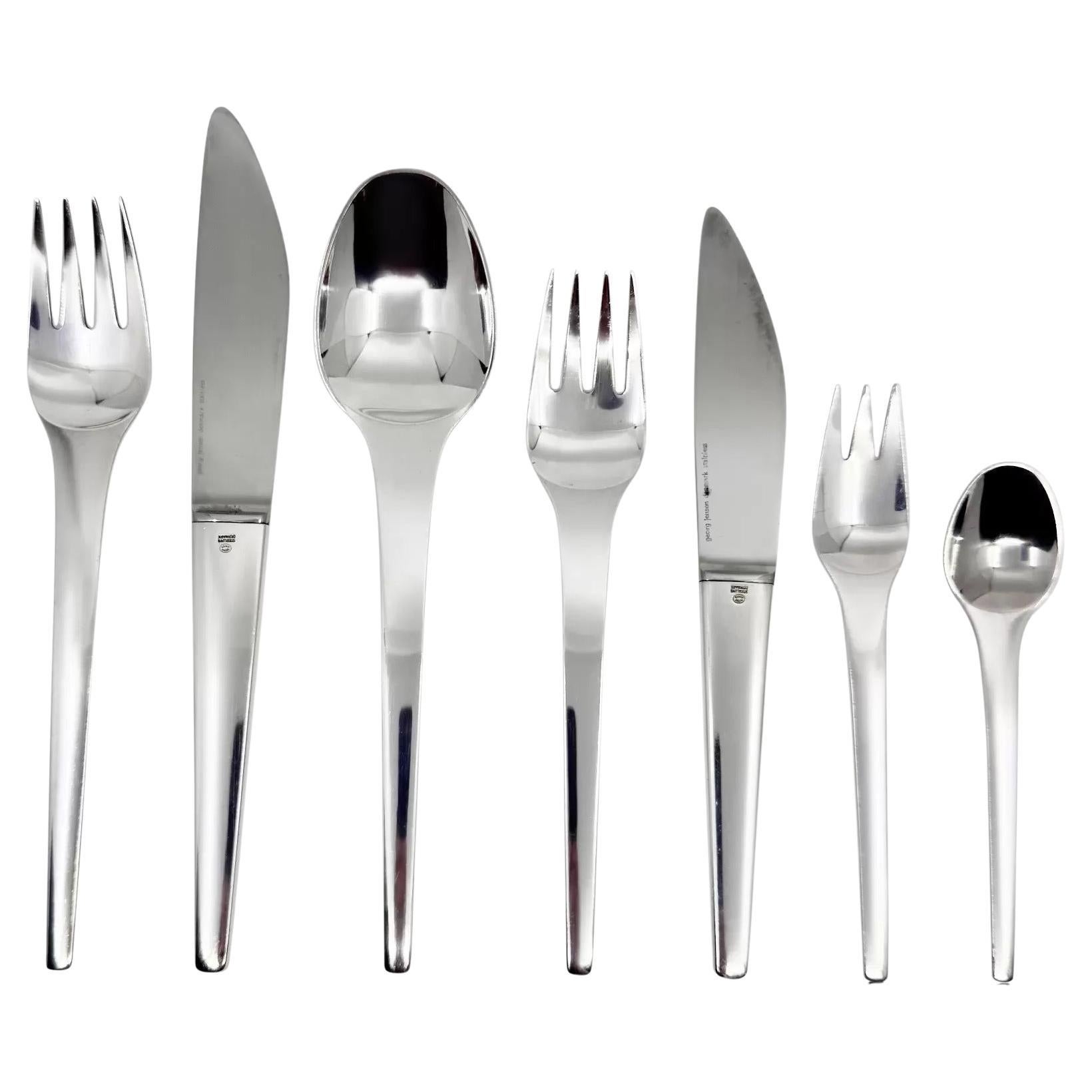 Georg Jensen Caravel - Set di posate in argento sterling in vendita