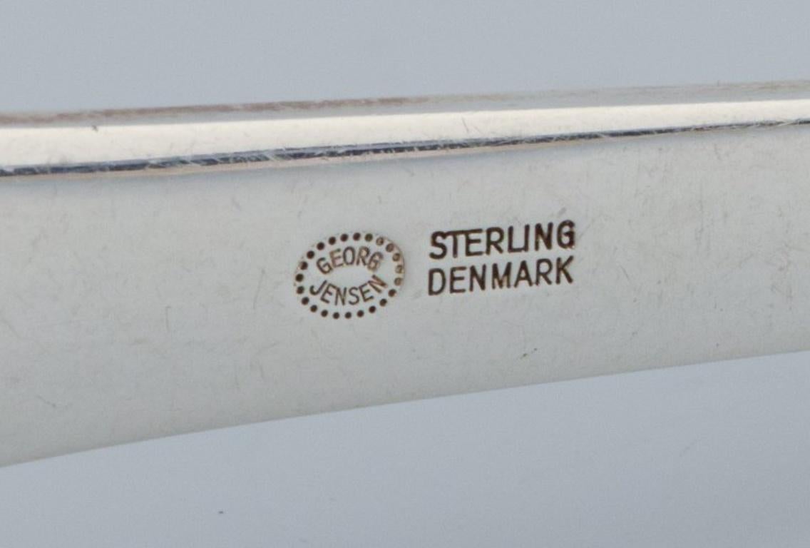 Danish Georg Jensen, Caravel, two salad forks in sterling silver.  For Sale