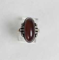 Anillo Georg Jensen Deco Cornalina