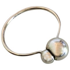 Georg Jensen Cave Bangle Bracelet No 509 Designed by Jacqueline Rabun