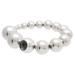 Bracciale a sfera Georg Jensen "Cave" Design 441 di Jacqueline Rabun - A. Silver