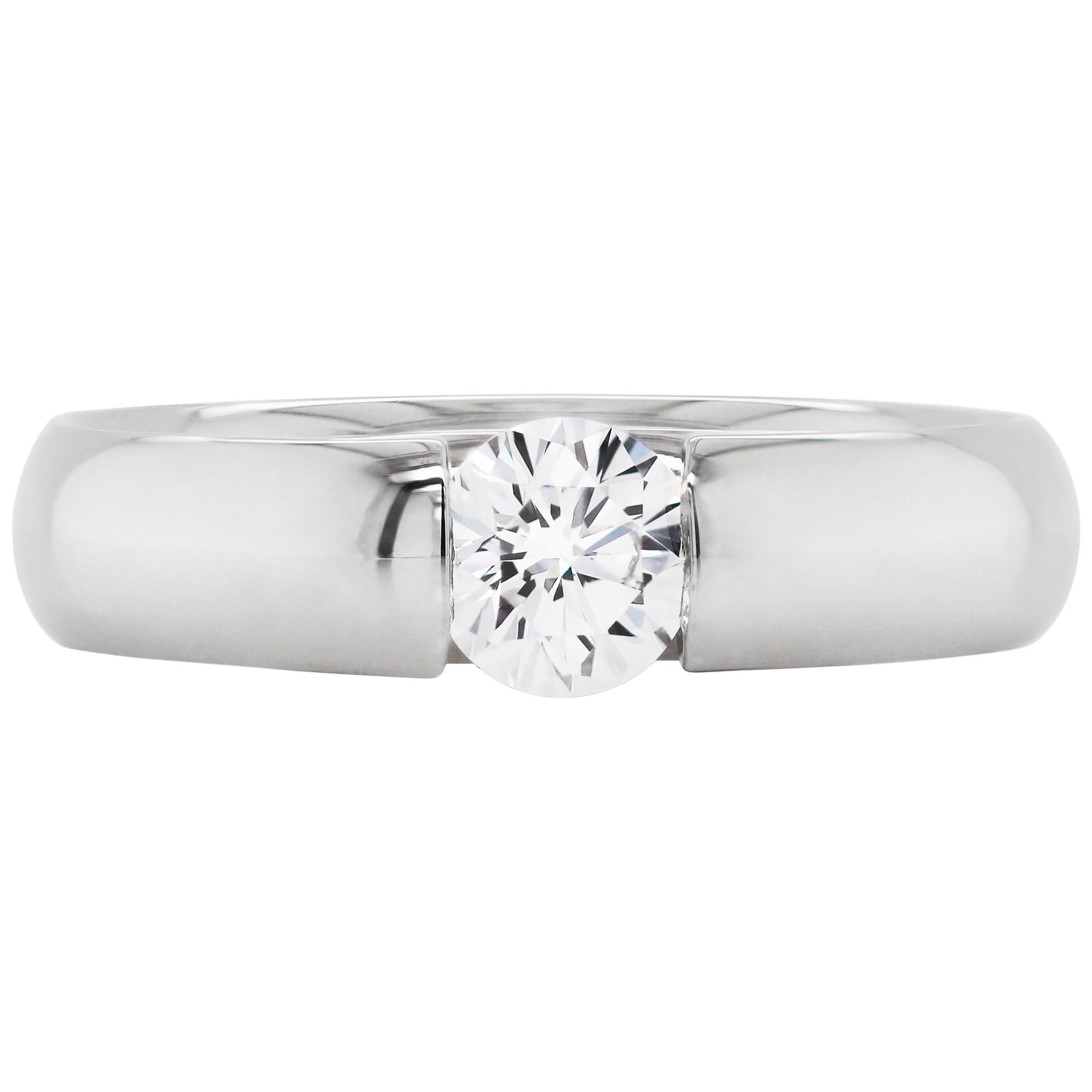 Georg Jensen Centenary 0.71 Carat Diamond Platinum Engagement Ring For Sale  at 1stDibs | centenary ring, georg jensen centenary ring, georg jensen ring