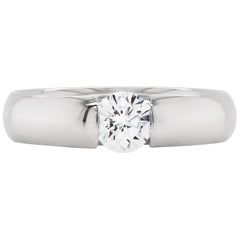 Georg Jensen Centenary 0.71 Carat Diamond Platinum Engagement Ring