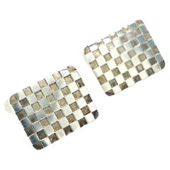 Georg Jensen Checkerboard Cufflinks Silver Estate