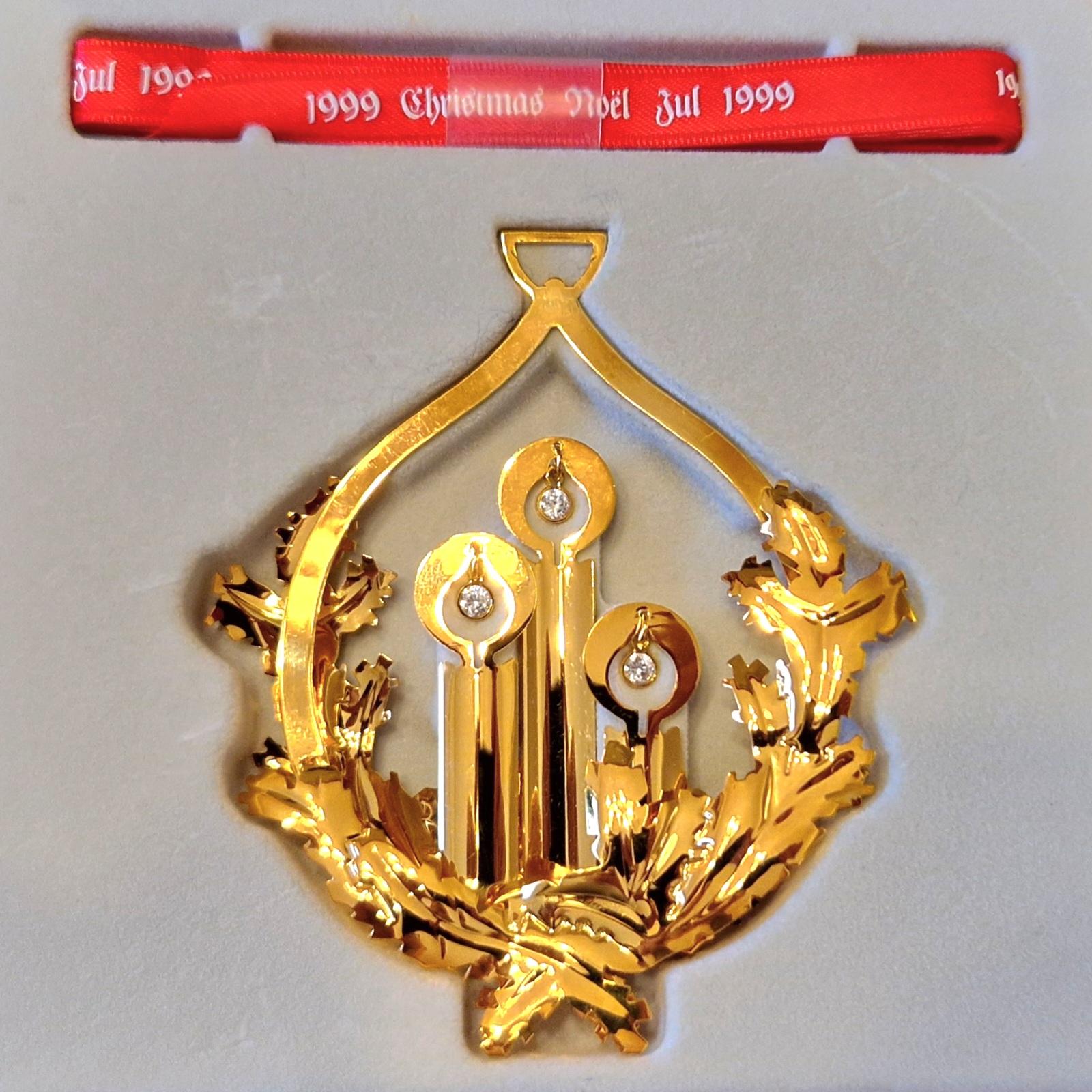 Georg Jensen Christmas Ornament 1999, Nina Schrøder For Sale 4