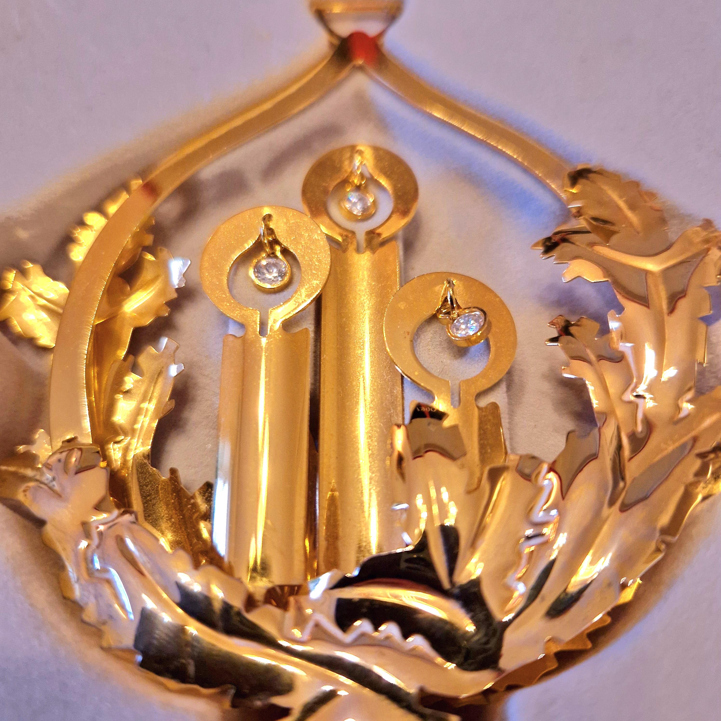 Georg Jensen Christmas Ornament 1999, Nina Schrøder For Sale 4