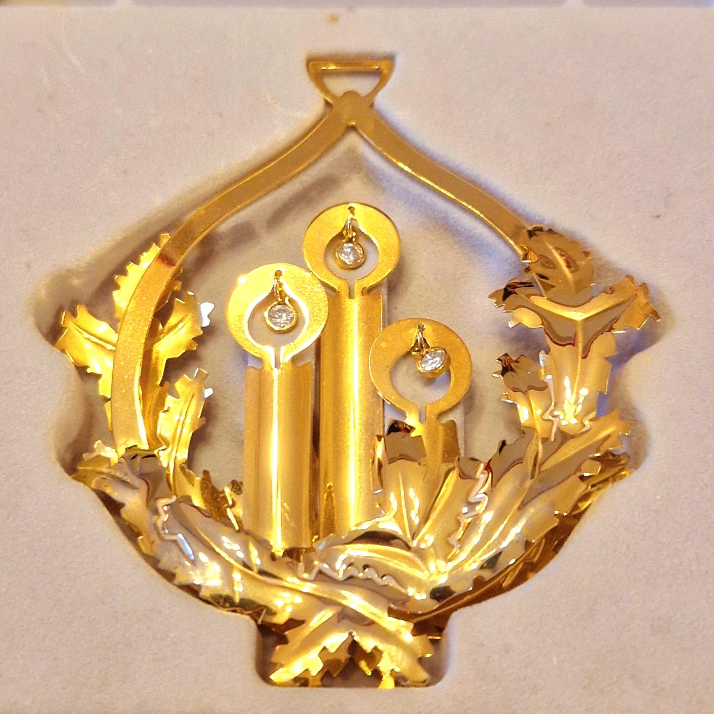 Georg Jensen Christmas Ornament 1999, Nina Schrøder For Sale 5