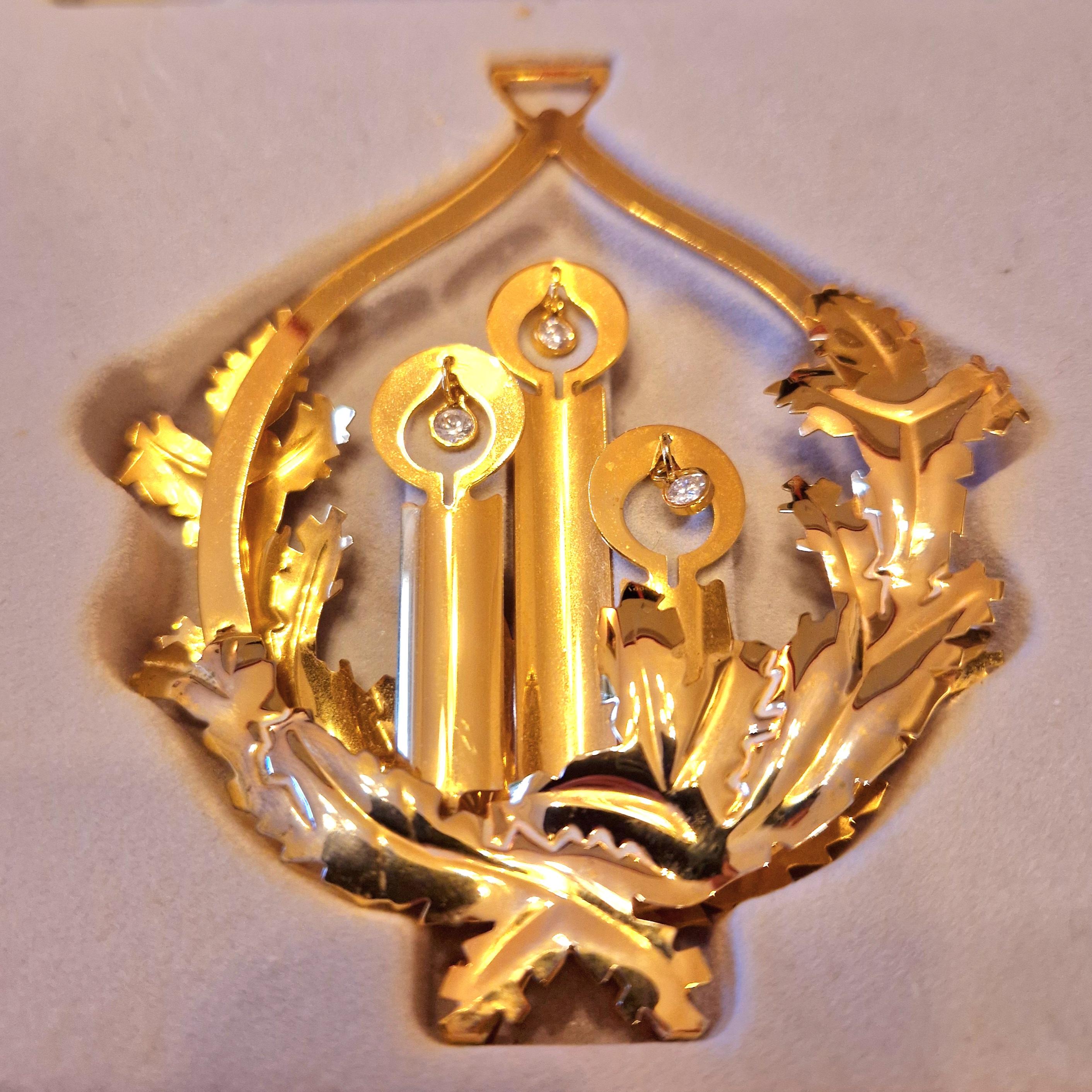 Georg Jensen Christmas Ornament 1999, Nina Schrøder For Sale 9