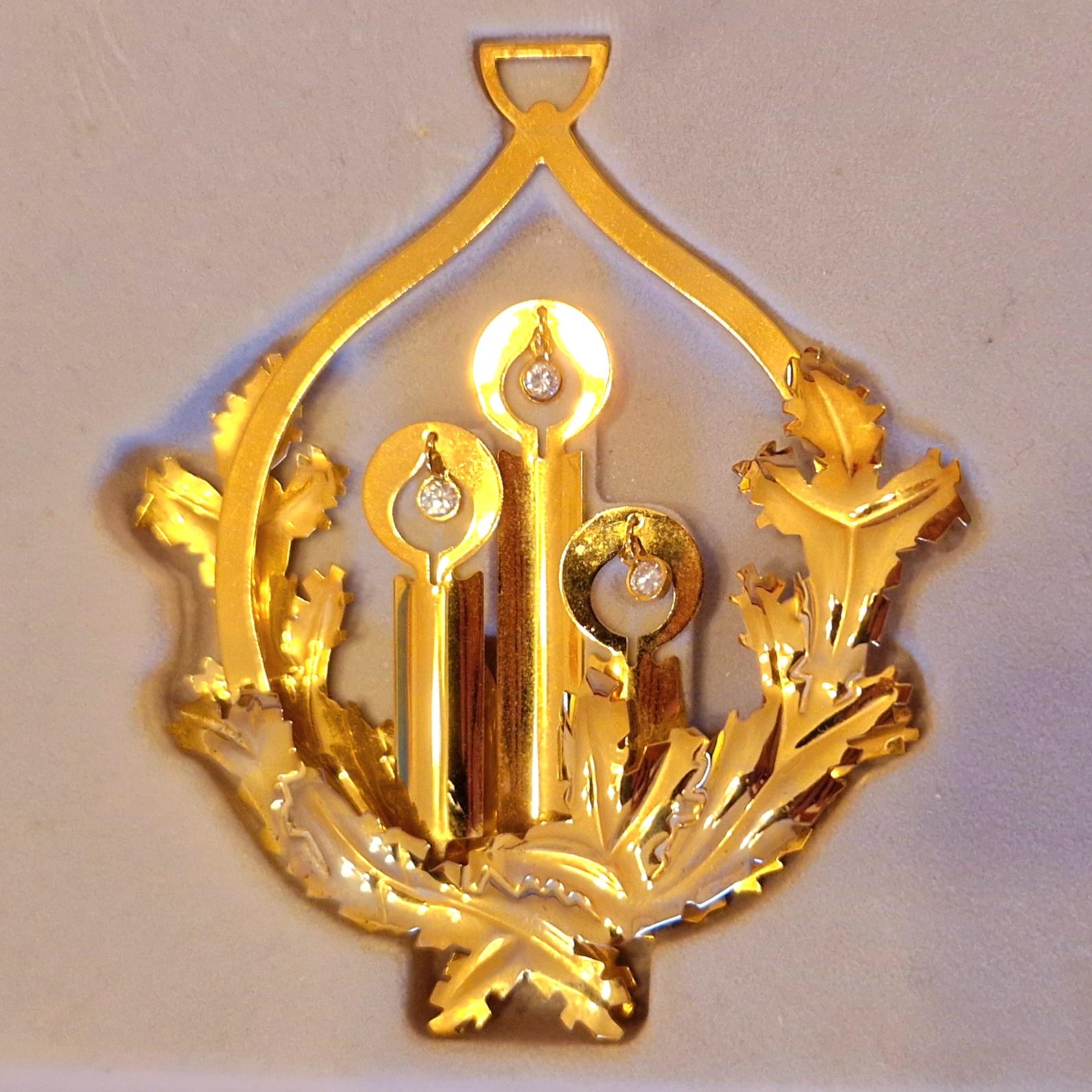 Georg Jensen Christmas Ornament 1999, Nina Schrøder For Sale 10