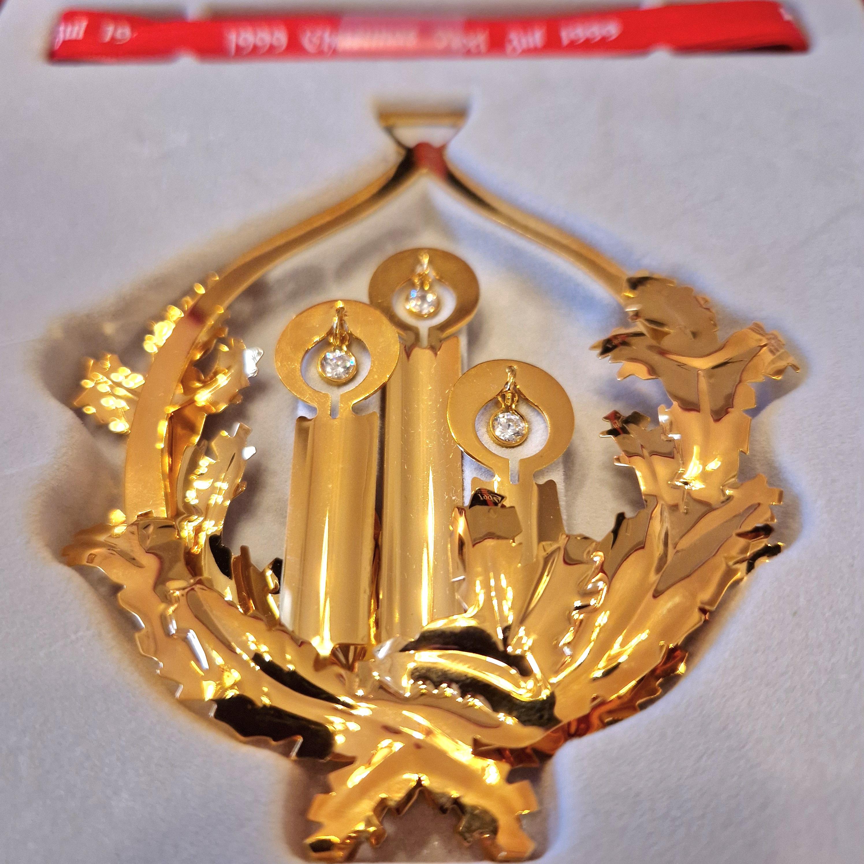 Georg Jensen Christmas Ornament 1999, Nina Schrøder For Sale 1