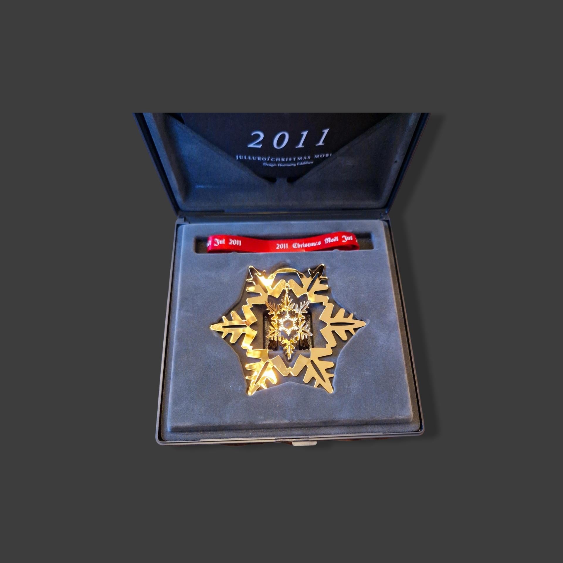 Laiton Ornament de Noël 2011 de Georg Jensen, Flemming Eskildsen en vente