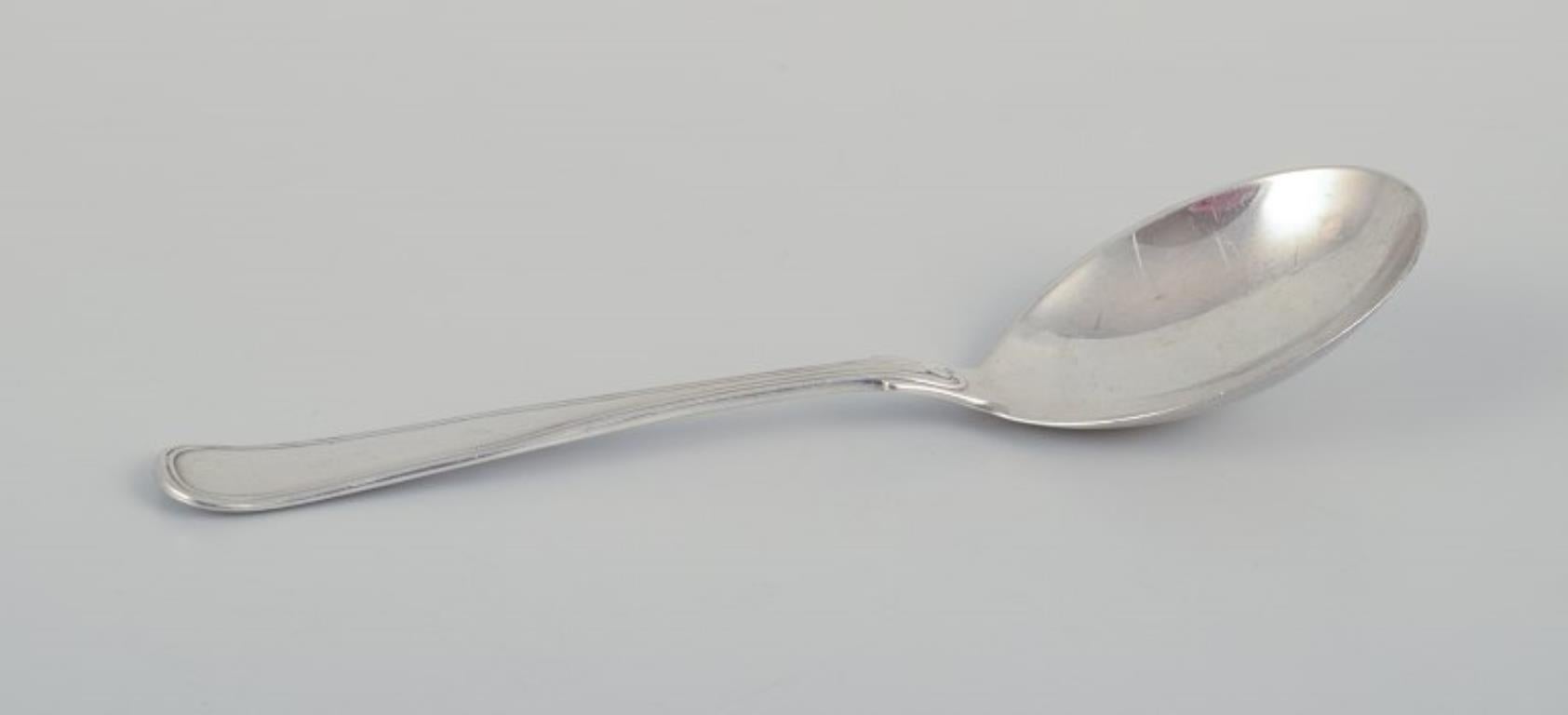 Georg Jensen, Cohr, et autres Cinq cuillères à café et une cuillère à marmalade Bon état - En vente à Copenhagen, DK