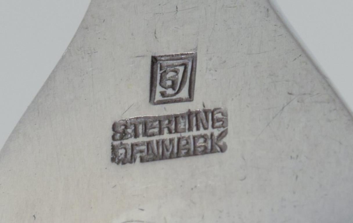 Georg Jensen, komplettes Zwölf-Personen-Fischbesteck 