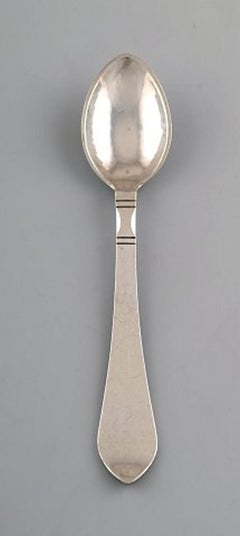 Georg Jensen Continental 9 Coffee Spoons, Silverware, Hand-Hammered