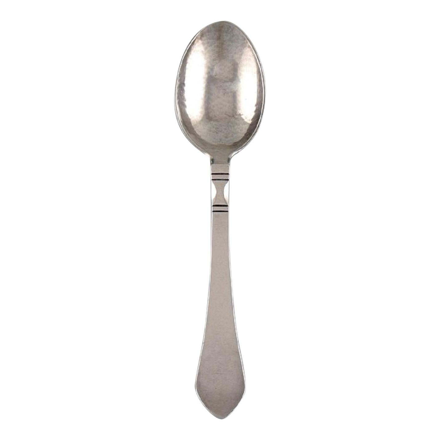 Georg Jensen Continental Dessert Spoon in Sterling Silver, 3 Spoons Available