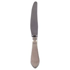 Antique Georg Jensen "Continental" Dinner Knife in Sterling Silver and Stainless Steel