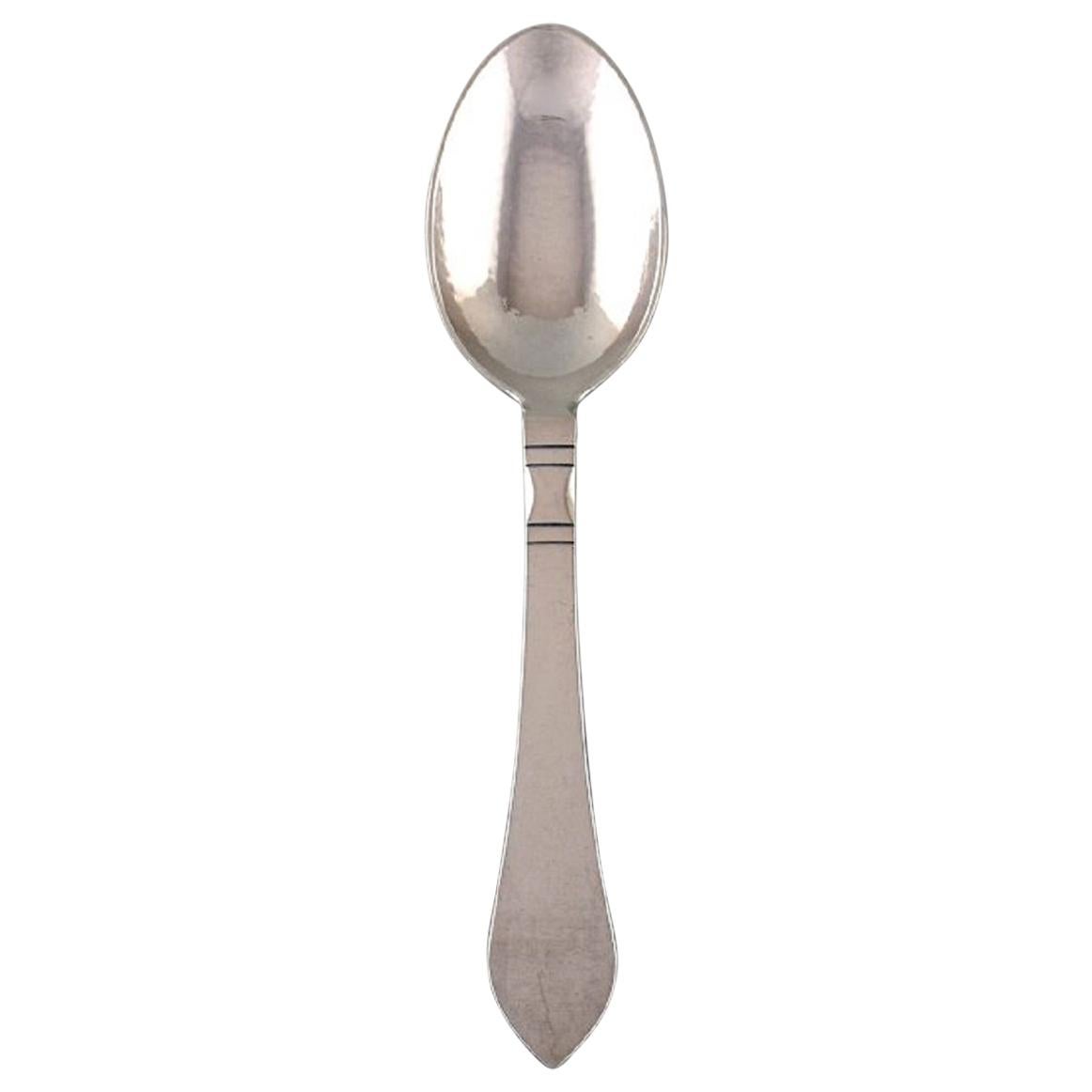 Georg Jensen "Continental" Dinner Spoon in Sterling Silver, Dated 1933-1944 For Sale