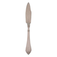 Georg Jensen Continental Fish Knife in Sterling Silver, Three Knives Available