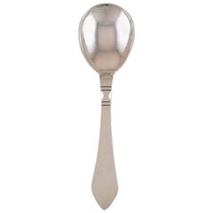 Georg Jensen Continental Large Serving Spoon in All Silver, Silverware