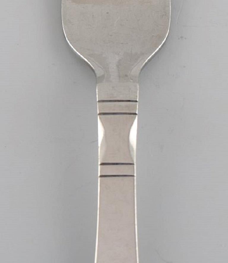 Danish Georg Jensen Continental Lunch Fork in Sterling Silver, Two Forks Available