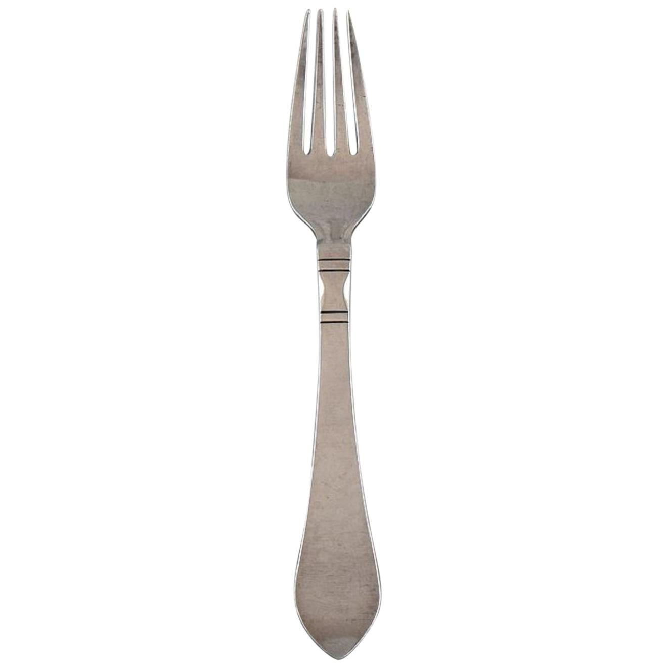 Georg Jensen Continental Lunch Fork in Sterling Silver, Two Forks Available