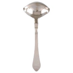 Georg Jensen Continental Sauce Spoon in Sterling Silver, Dated 1945-1951