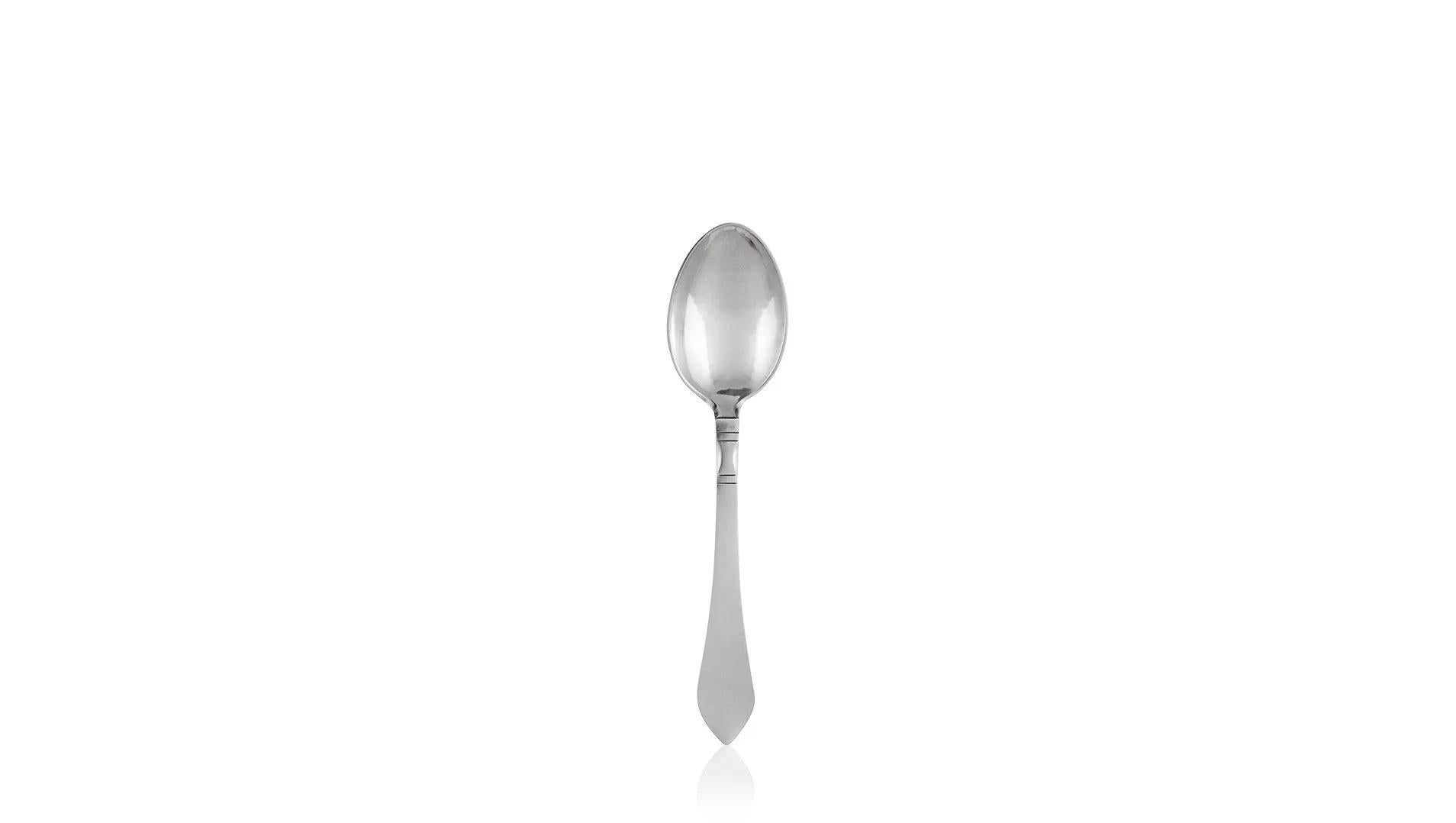Georg Jensen Continental Silverware Service For Twelve Hecho a mano en venta