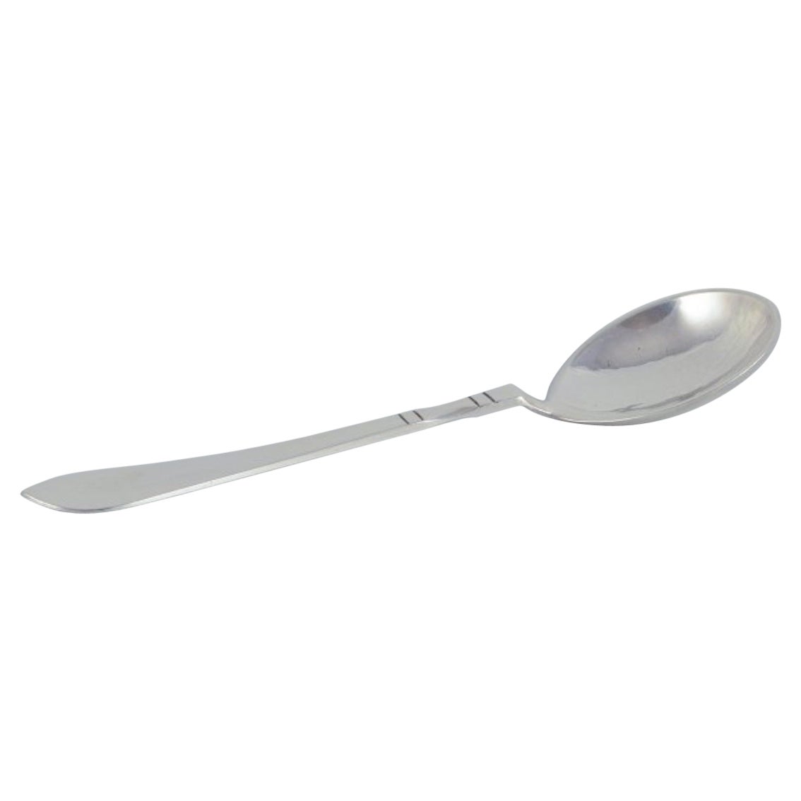 Georg Jensen "Continental", cucchiaio da brodo in argento sterling. 1933-1944 Punzone.