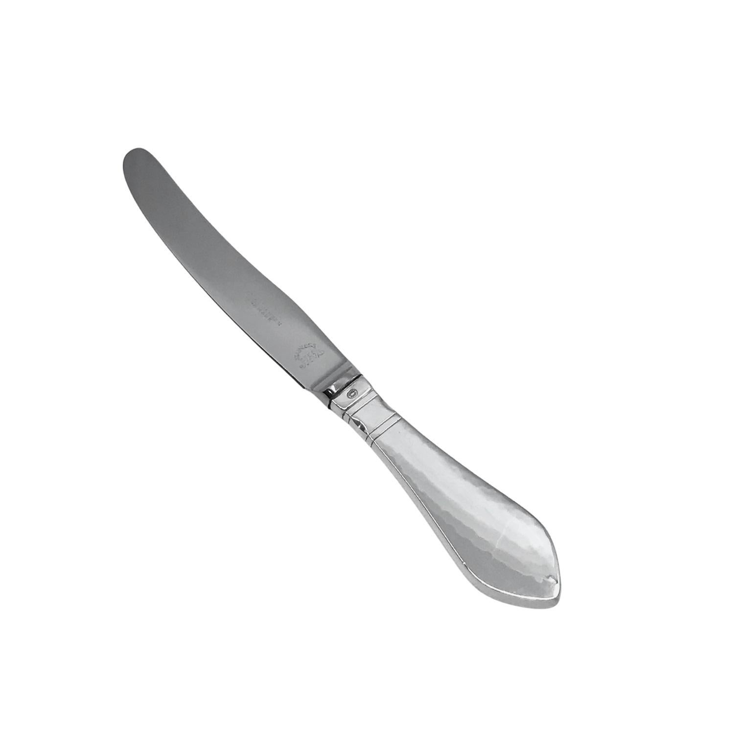 Georg Jensen Kontinentales Kinder-/Früchtenmesser 072 aus Sterlingsilber