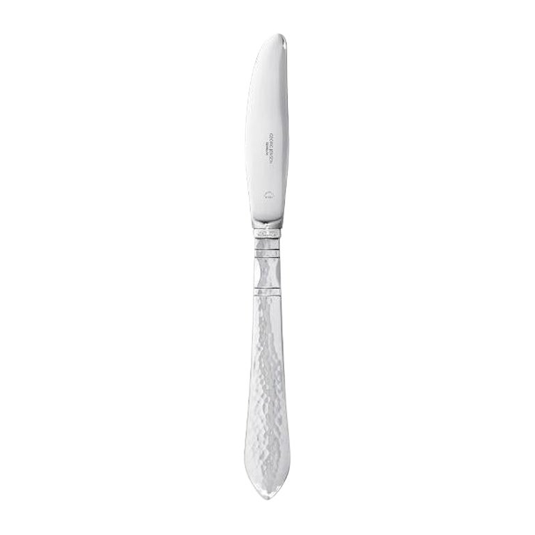 Couteau de déjeuner/salière continental Georg Jensen en argent sterling, manche long 024
