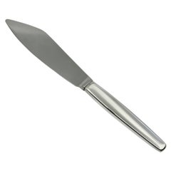 Couteau à gâteaux cyprès en argent sterling 196 de Georg Jensen