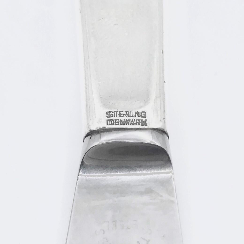 Modern Georg Jensen Cypress Sterling Silver Child/Fruit Knife 072 For Sale