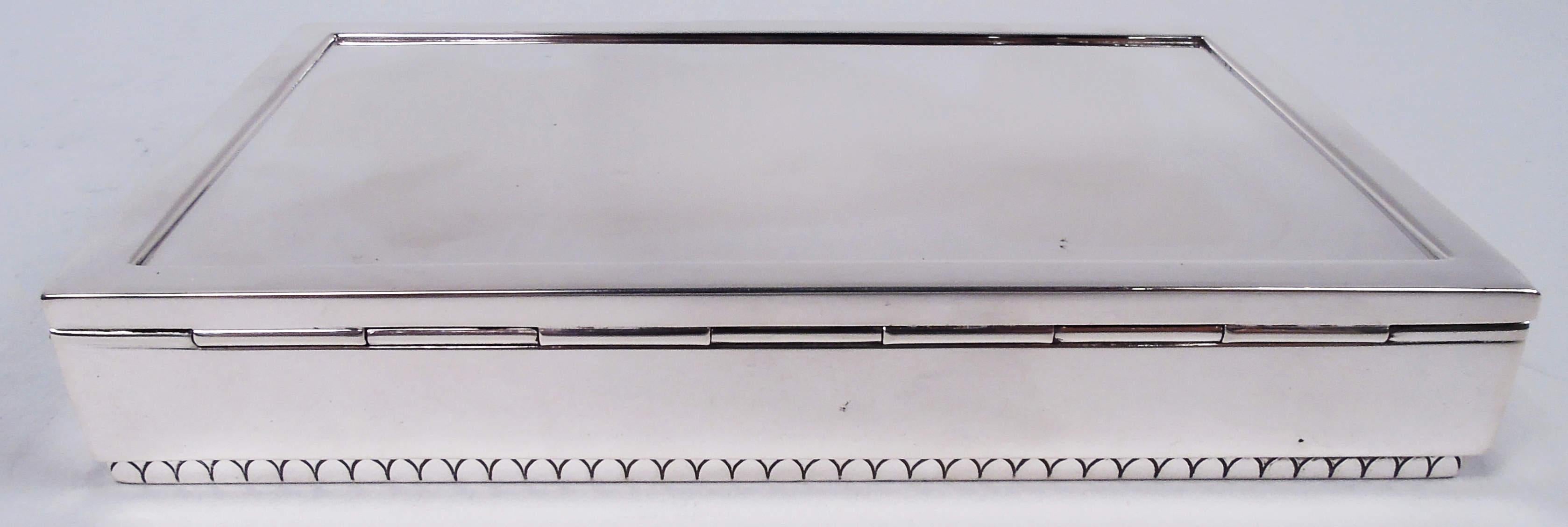 Danese Georg Jensen Scatola danese moderna classica in argento sterling in vendita