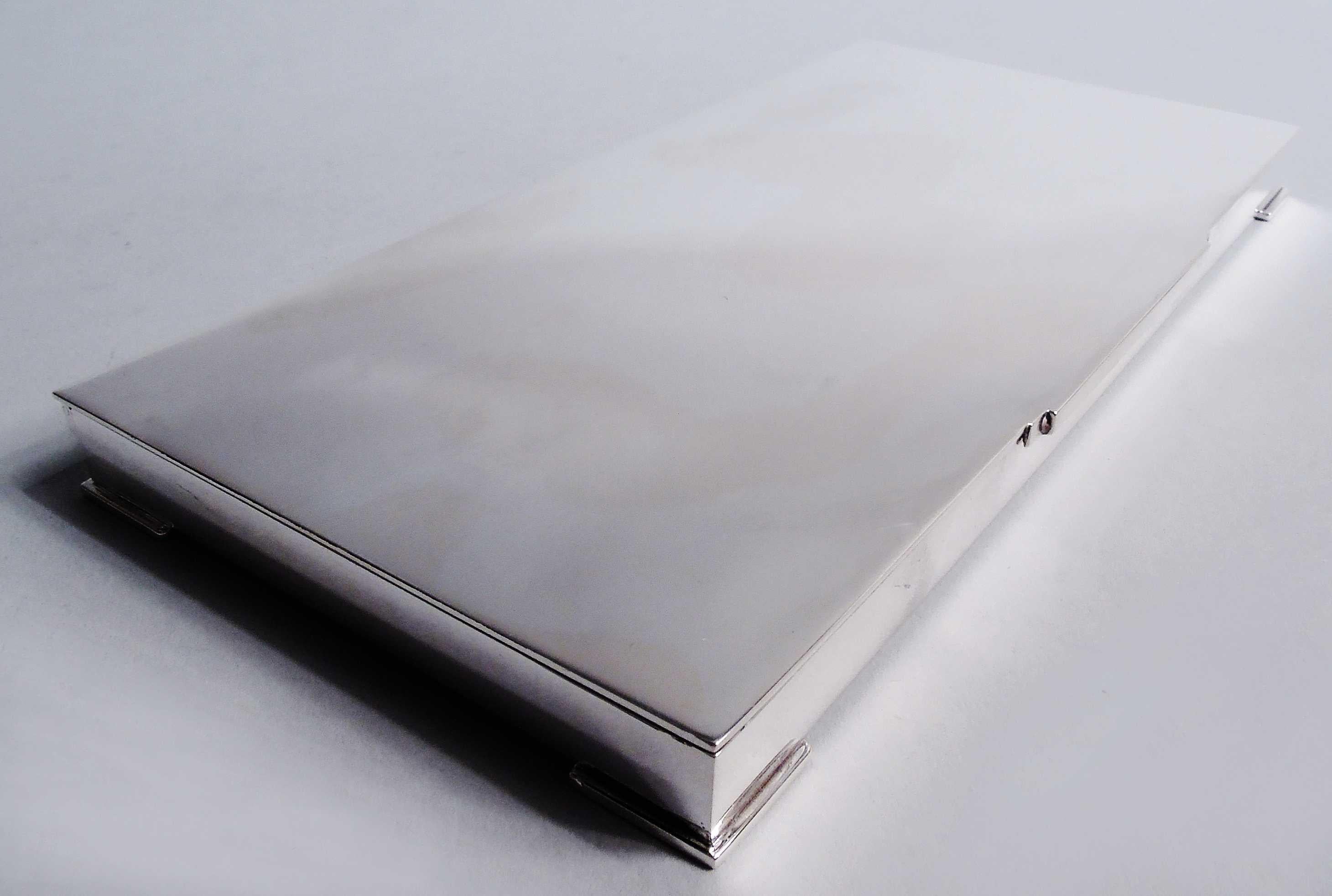 Georg Jensen Caja danesa clásica moderna de plata de ley Estadounidense en venta