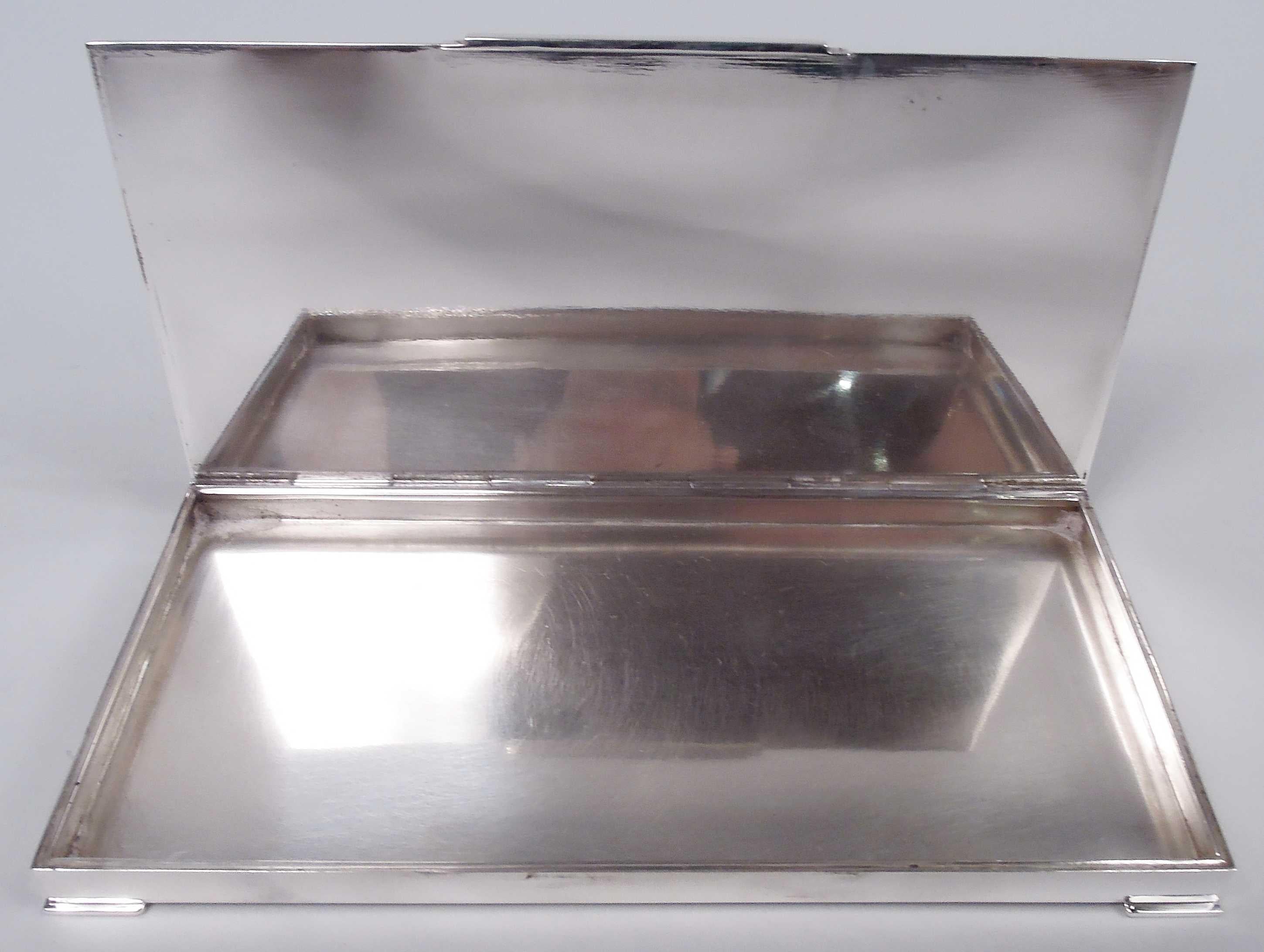 Georg Jensen Caja danesa clásica moderna de plata de ley en Bueno estado para la venta en New York, NY