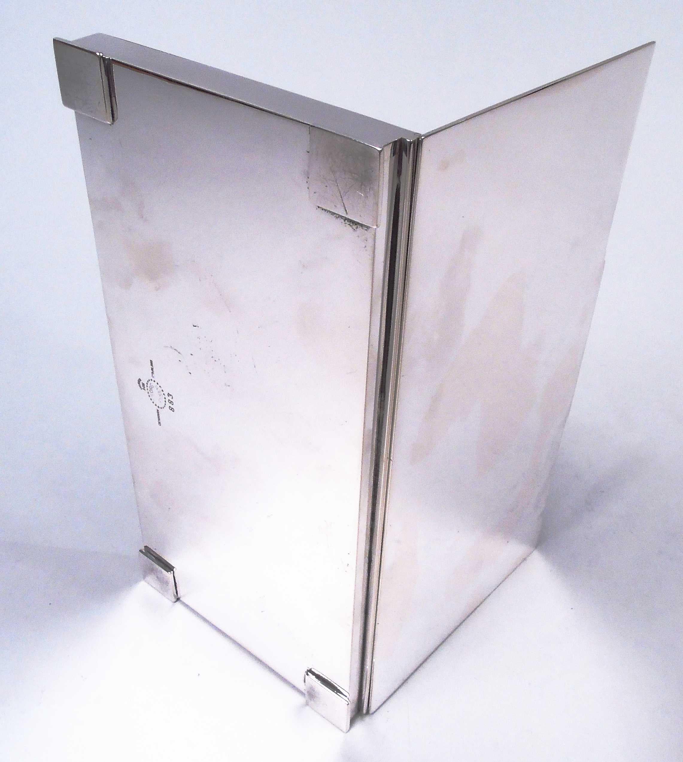 Georg Jensen Caja danesa clásica moderna de plata de ley siglo XX en venta