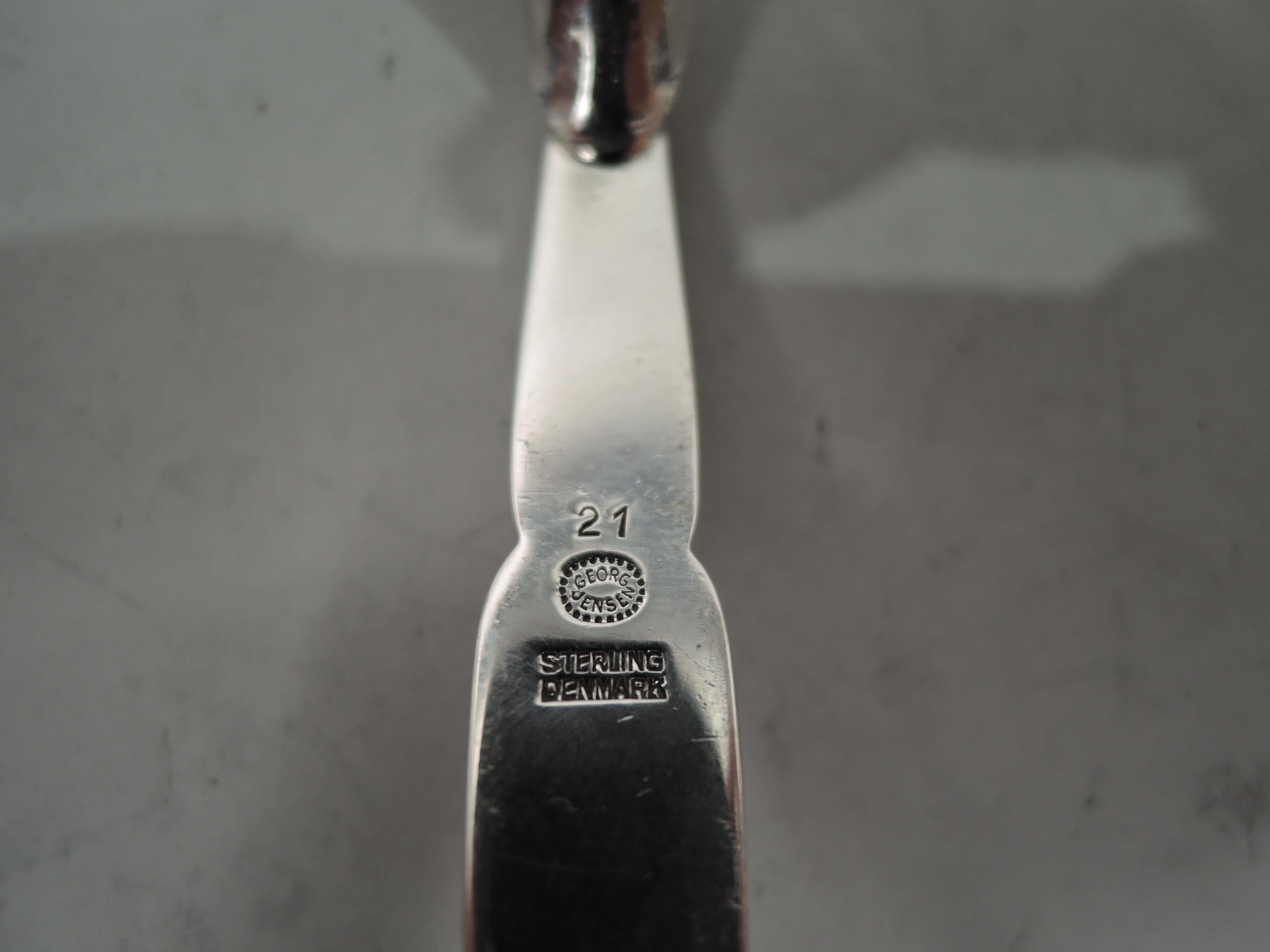 Georg Jensen, mestolo in argento danese moderno e composto In condizioni buone a New York, NY