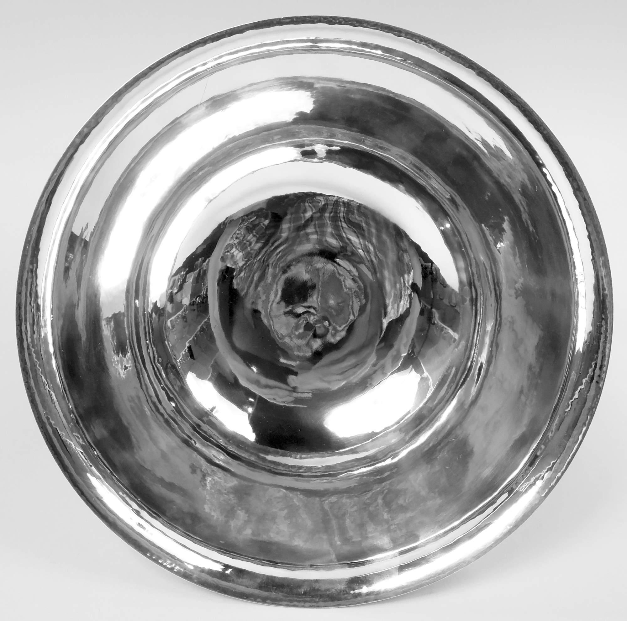 Danois Georg Jensen Danish Modern Sterling Silver Grape Centerpiece Bowl (bol de centre de table en argent sterling) en vente