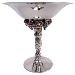 Georg Jensen Danish Modern Sterling Silver Grape Compote