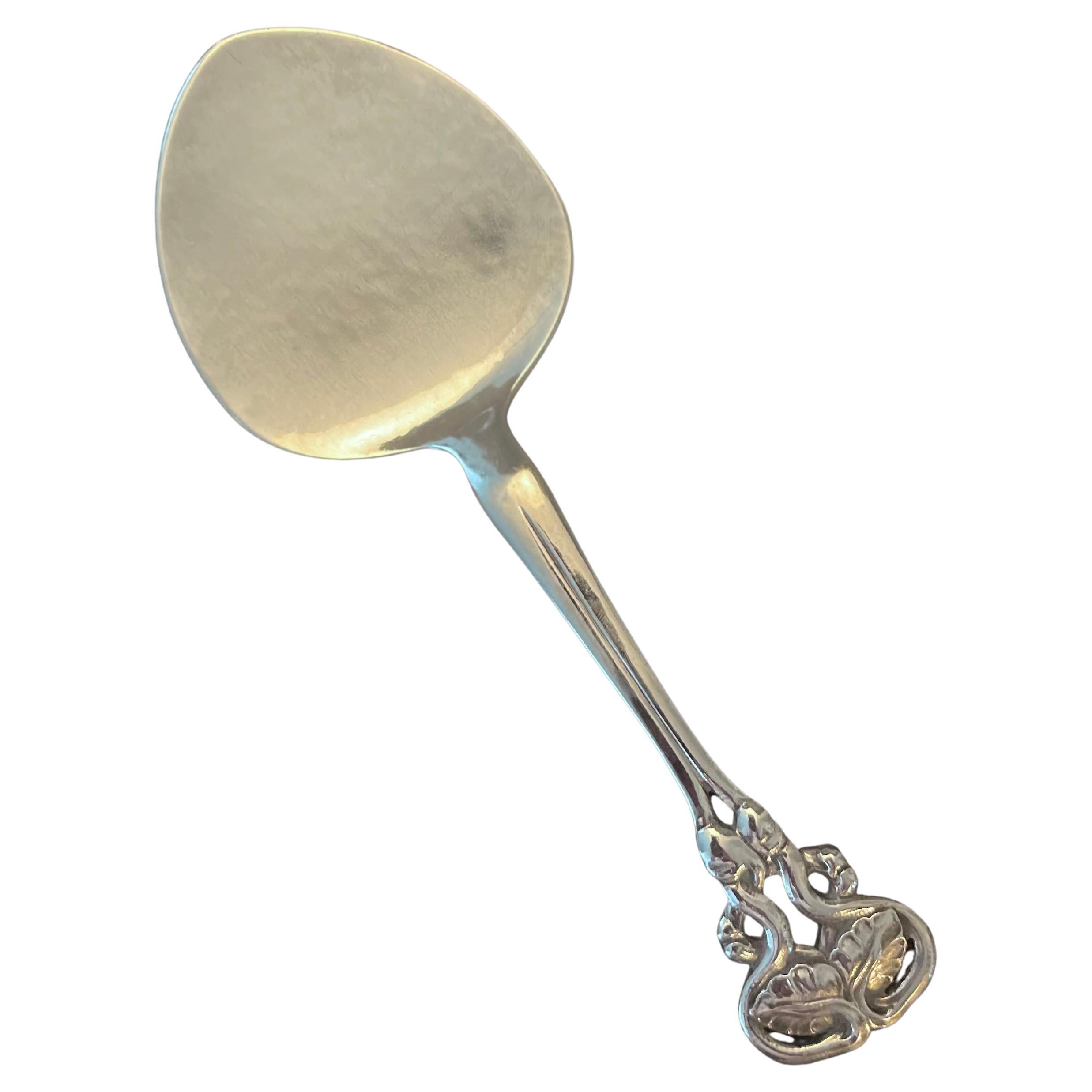 Georg Jensen Danish Sterling Ornamental Server Pie Spade For Sale