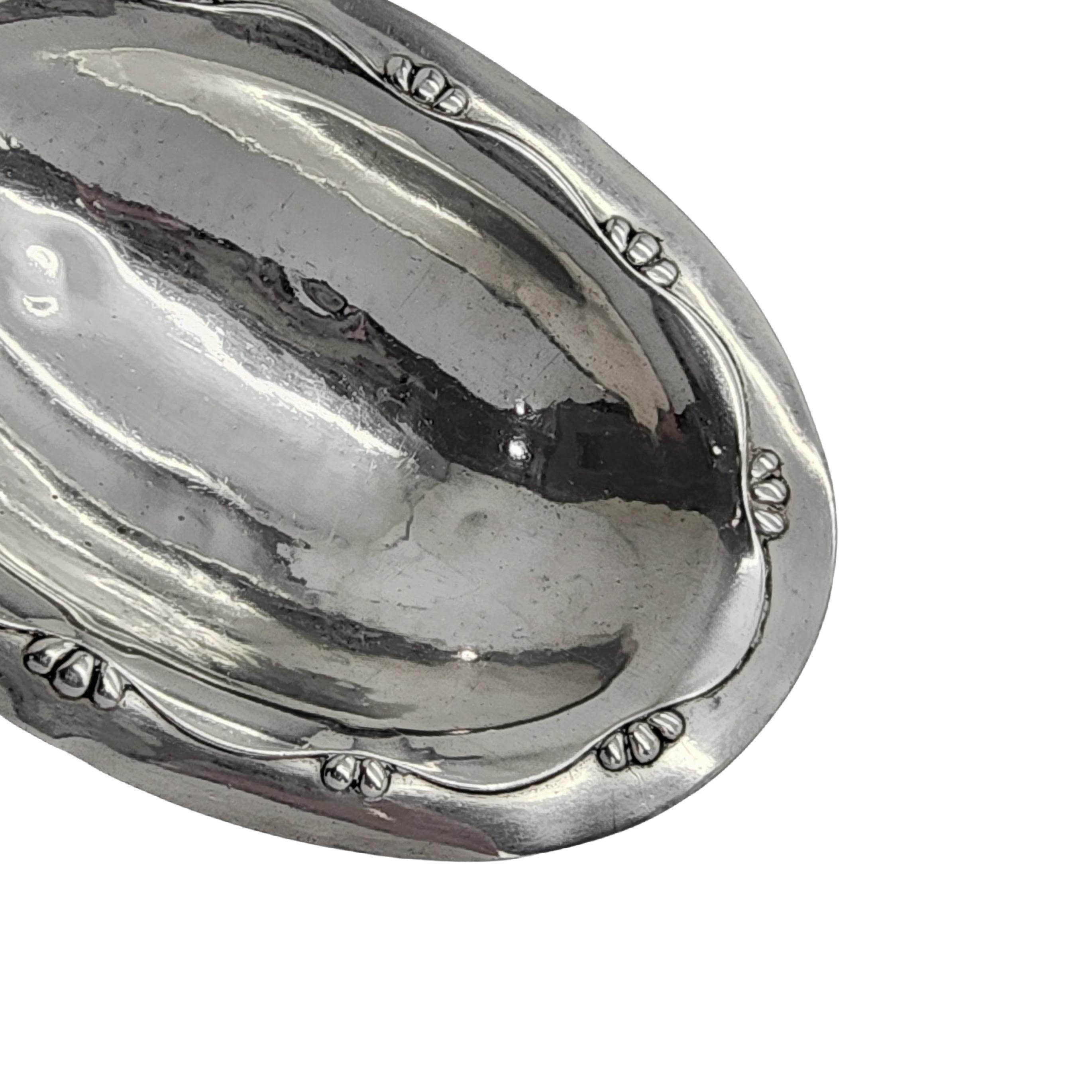 Women's or Men's Georg Jensen Denmark 243D Sterling Silver Oval Hammered Salt Dish #15285