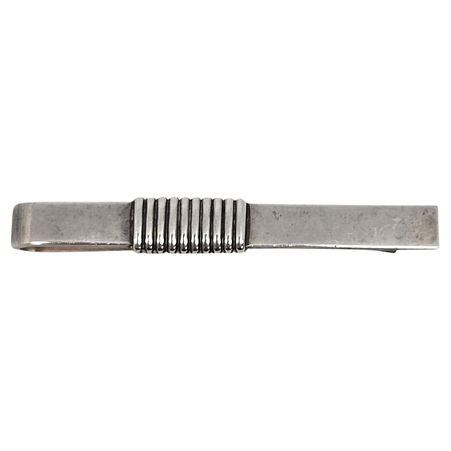 Georg Jensen Denmark 52A Sterling Silver Tie Bar Clip #24547