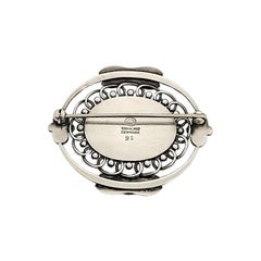 Georg Jensen Denmark #91 Sterling Silver Pin / Brooch