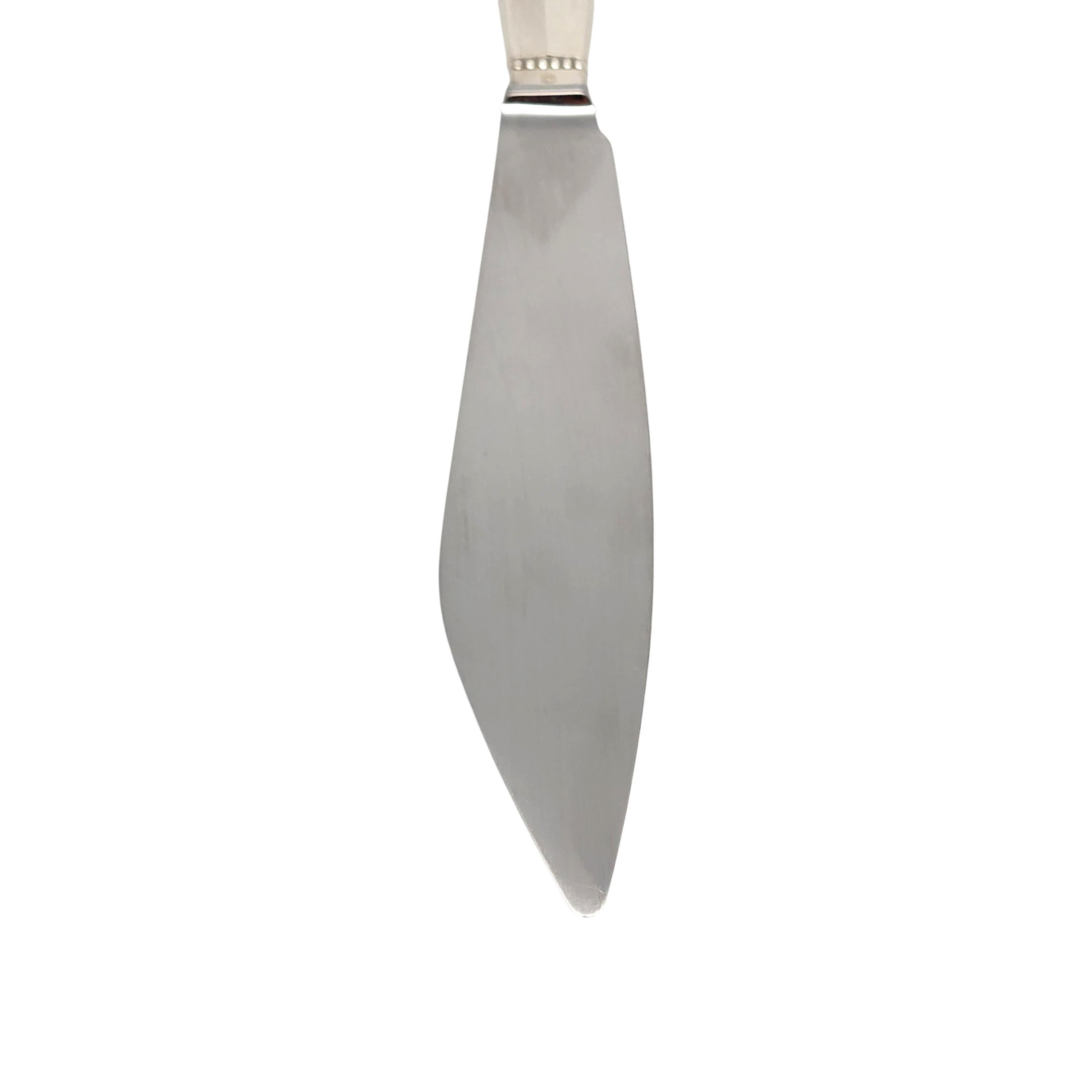 Georg Jensen Denmark Acanthus Sterling Silver Handle Couteau de service pour gâteaux #12319 en vente 1