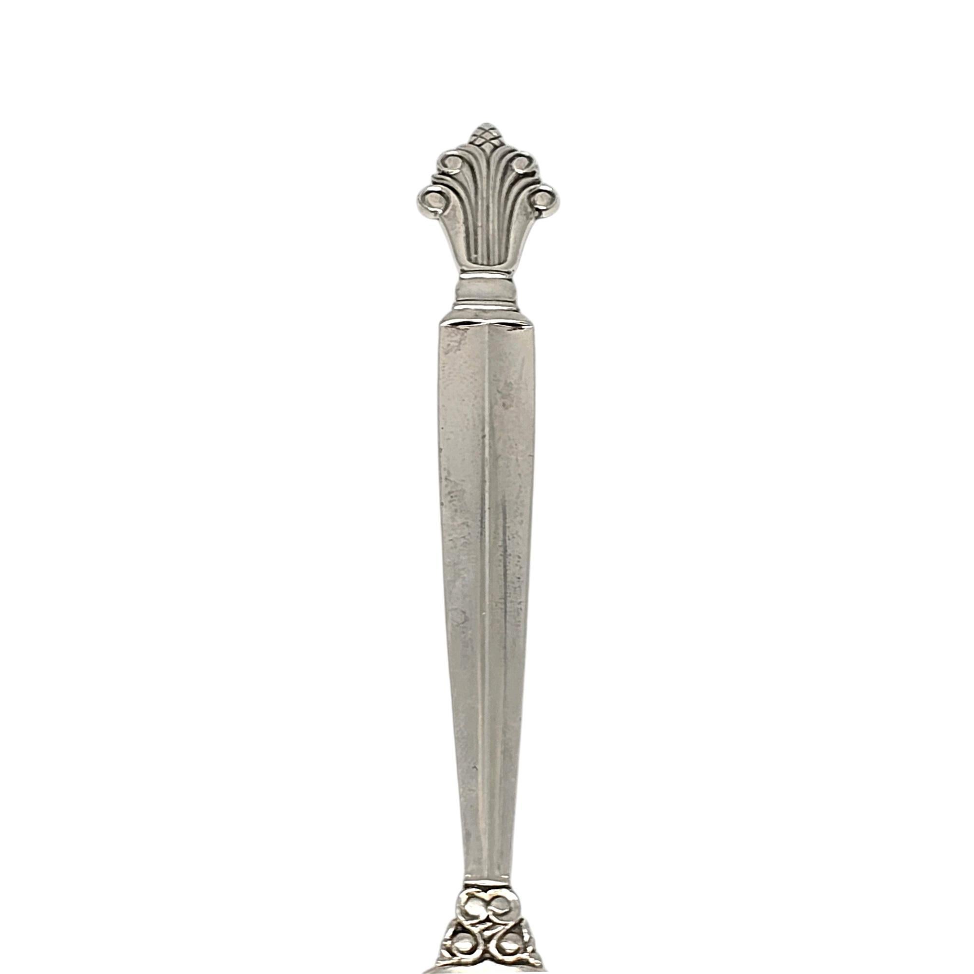 da uomo o donna Cucchiaio da zucchero in argento sterling Georg Jensen Denmark Acanthus 5 7/8
