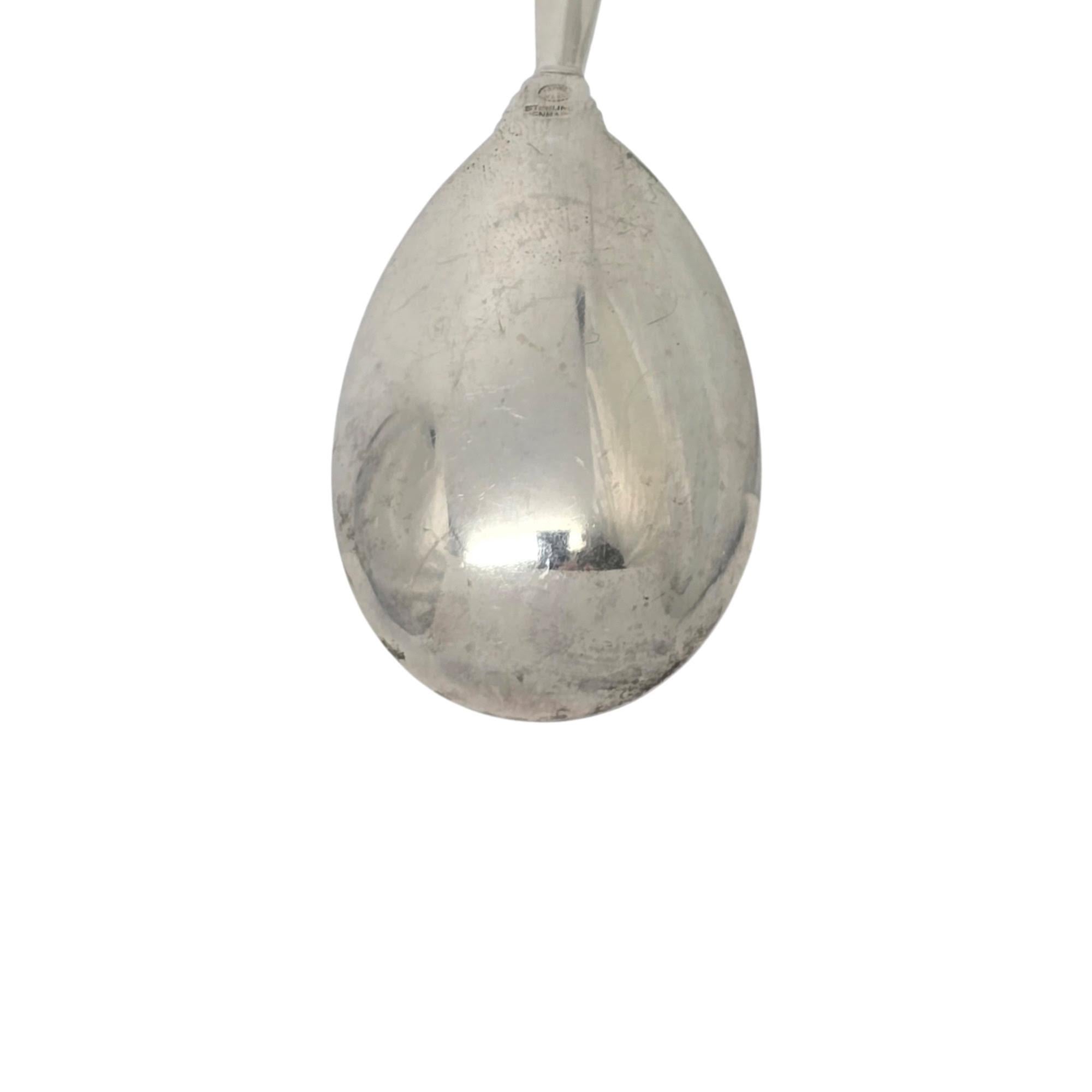 Cucchiaio da zucchero in argento sterling Georg Jensen Denmark Acanthus 5 7/8